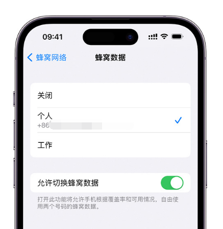 贡觉苹果维修服务分享如何在iPhone上使用双卡 